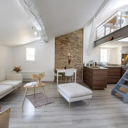Appartamento Lumineux Avec Mezzanine Au Coeur De - 43 M², Tout Equipe Et Proche Des Sites Touristiques - Fr-1-616-316